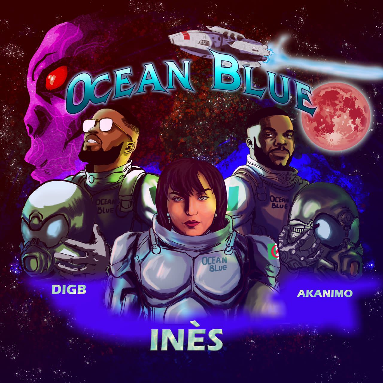 Akanimo - Ocean Blue Ft. King DIGB & Ines