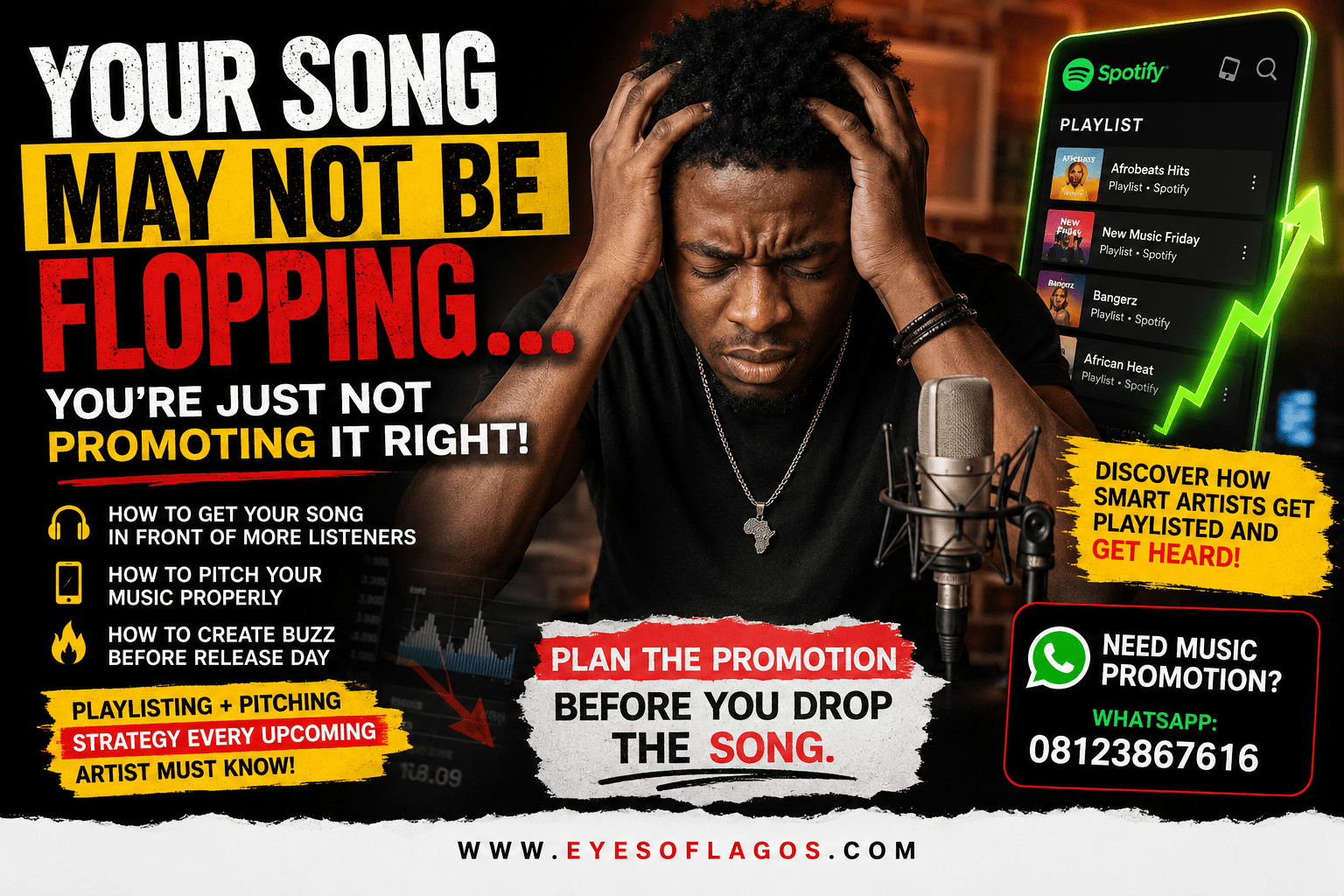 YOUR SONG MAY NOT BE FLOPPING… YOU’RE JUST NOT PROMOTING IT RIGHT!