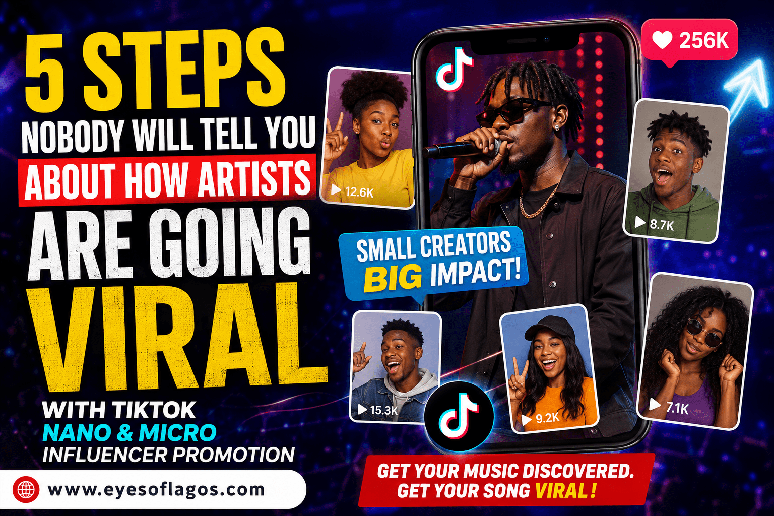 5 STEPS NOBODY WILL TELL YOU ABOUT HOW ARTISTS ARE GOING VIRAL WITH TIKTOK NANO & MICRO-INFLUENCER PROMOTION